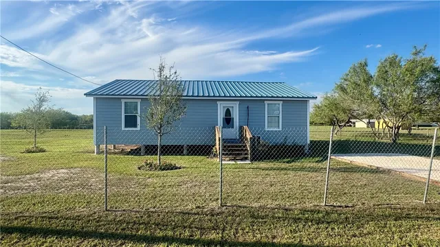 a backyard of a house
