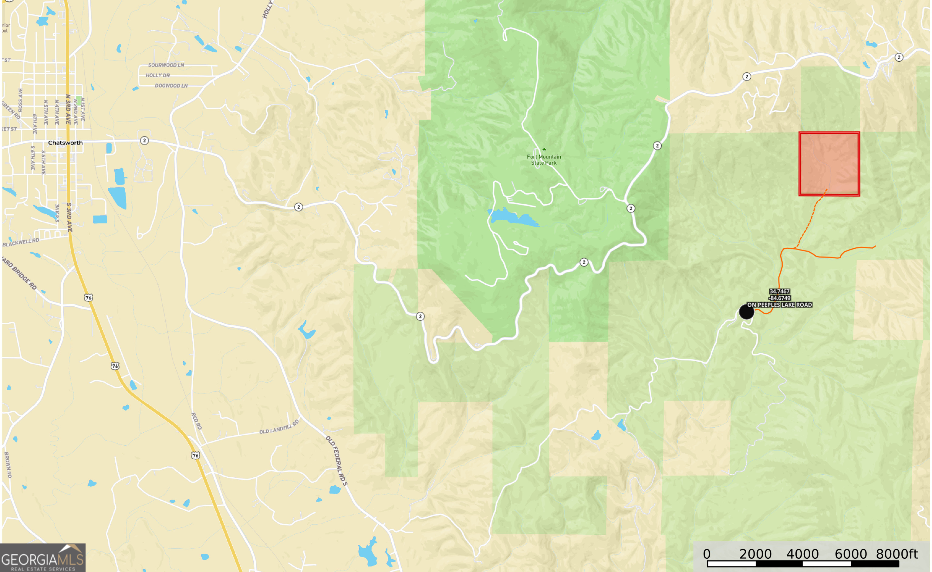 0 Peeples Lake Road Chatsworth, GA 30705 - Photo 36 of 37 a bathroom with a shower