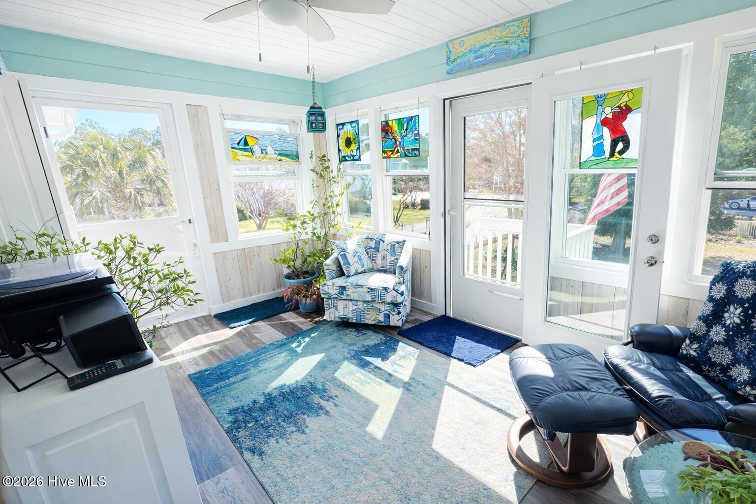 330 Cape Lookout Loop Emerald Isle, NC 28594 - Photo 29 of 50 Sunroom a wonderful place to read and drink coffee