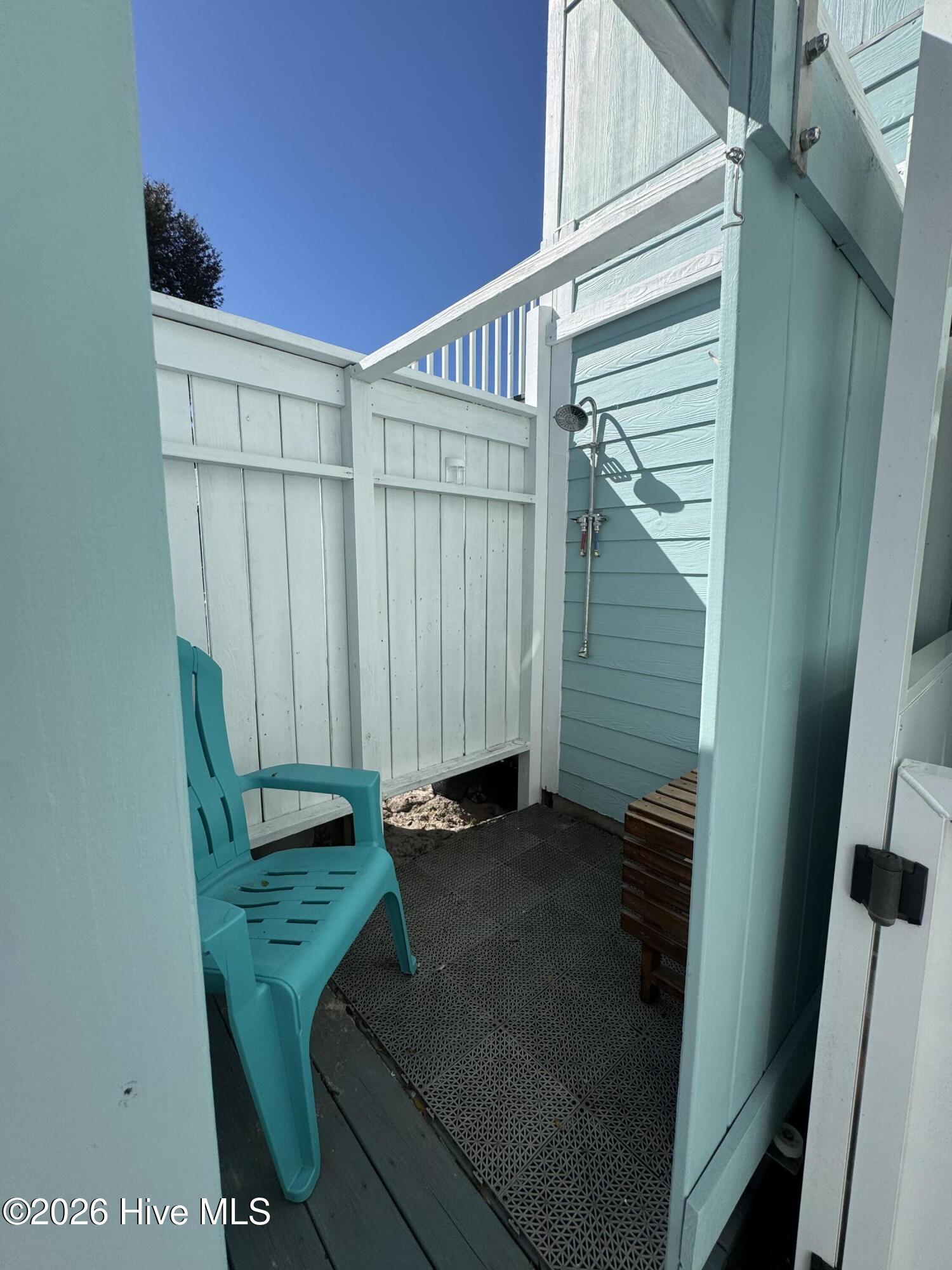 330 Cape Lookout Loop Emerald Isle, NC 28594 - Photo 36 of 50 outdoor shower with hot and cold water