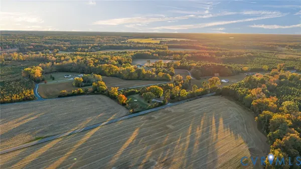 an aerial view of a ocean