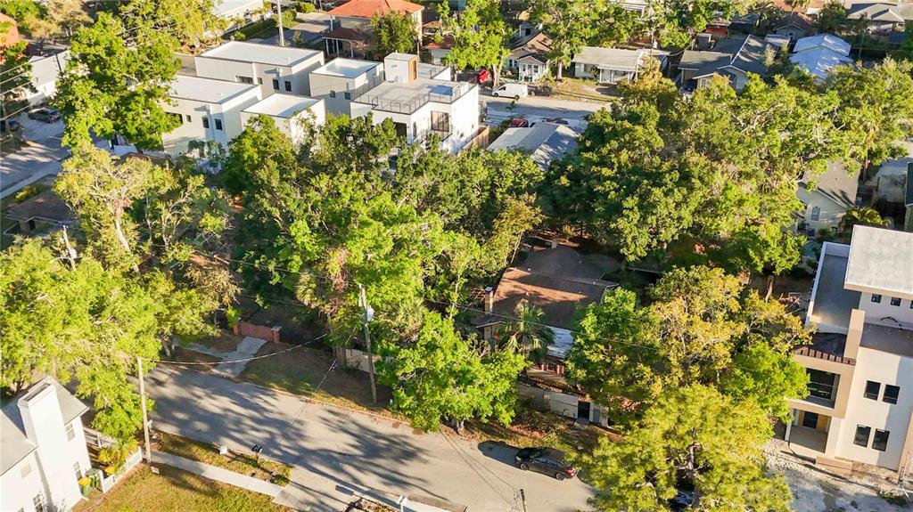 1721 8th Street Sarasota, FL 34236 - Photo 13 of 41 an aerial view of residential house with outdoor space and trees all around