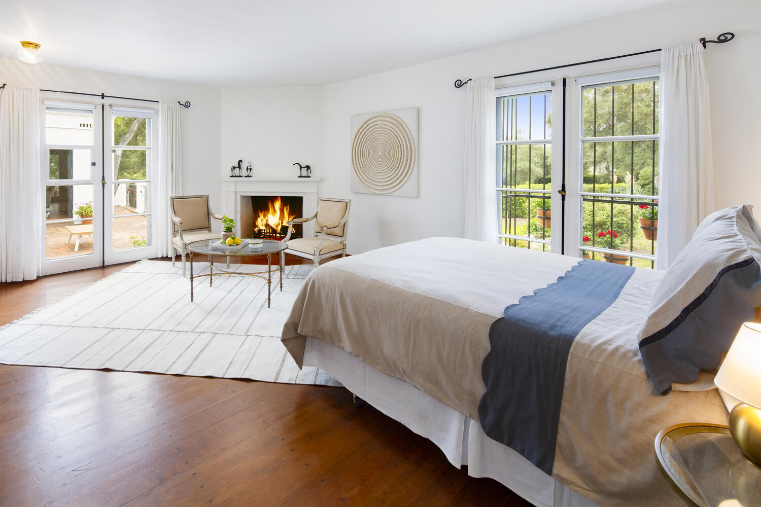 680 Buena Vista Drive Montecito, CA 93108 - Photo 22 of 33 a bedroom with a bed chair and window