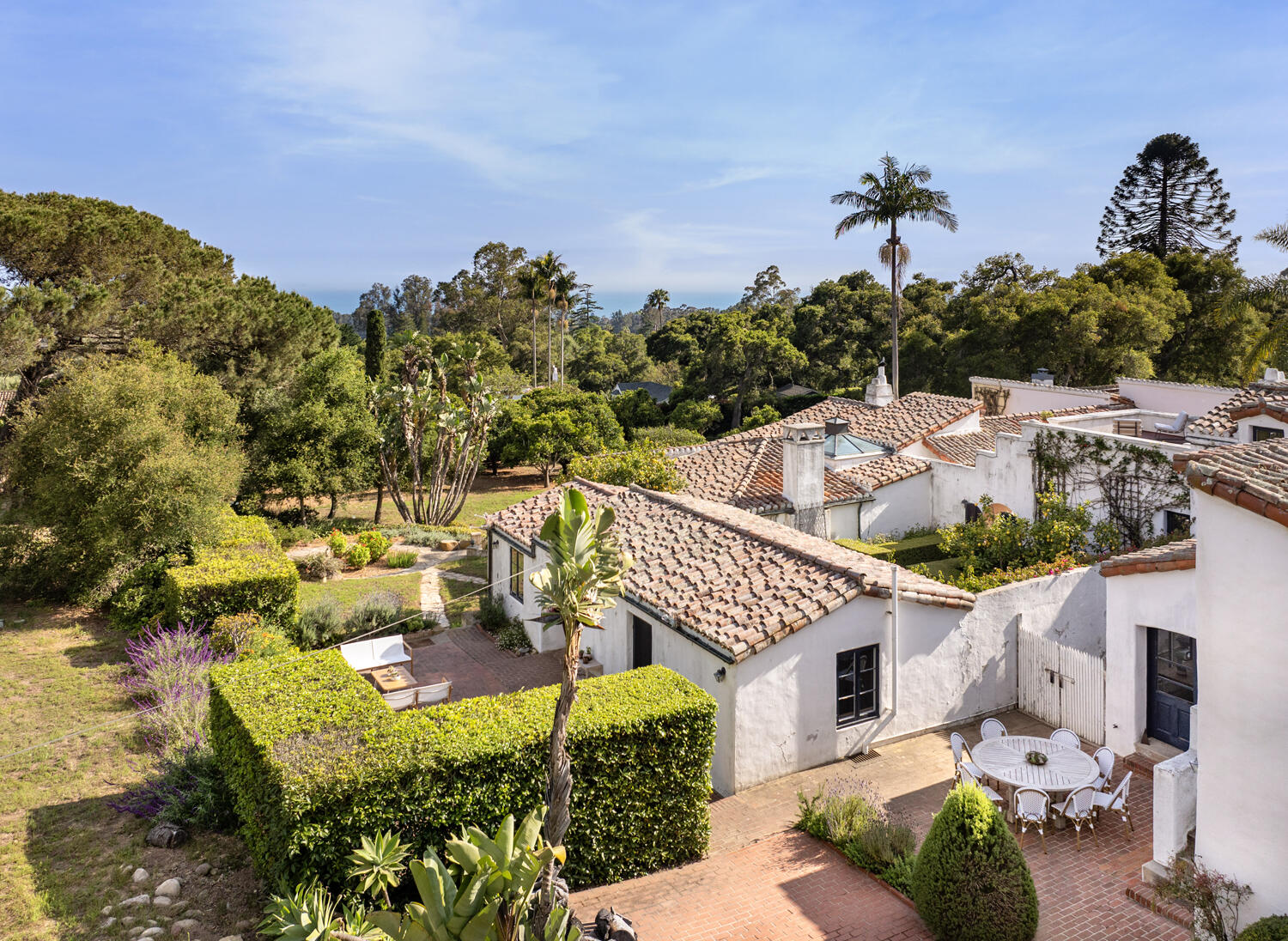 680 Buena Vista Drive Montecito, CA 93108 - Photo 25 of 33 a terrace of a house with outdoor seating