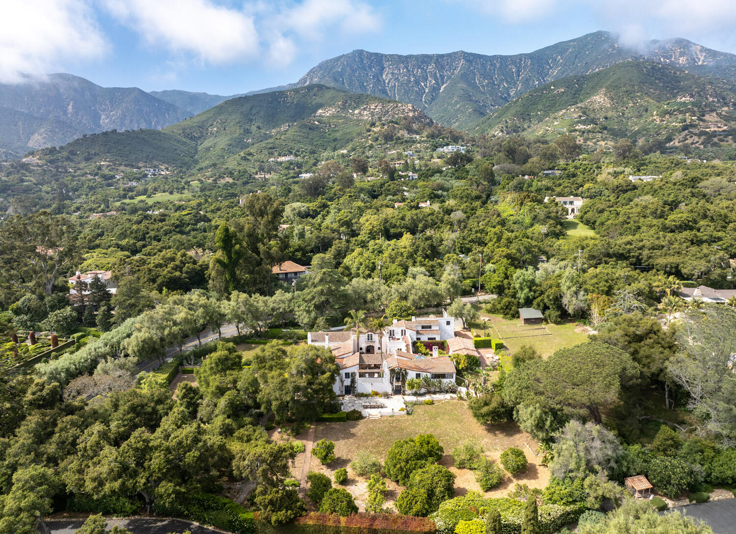 680 Buena Vista Drive Montecito, CA 93108 - Photo 31 of 33 a view of a city with mountains in the background