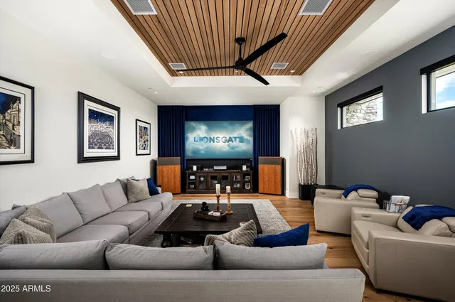 a terrace of a house with outdoor seating