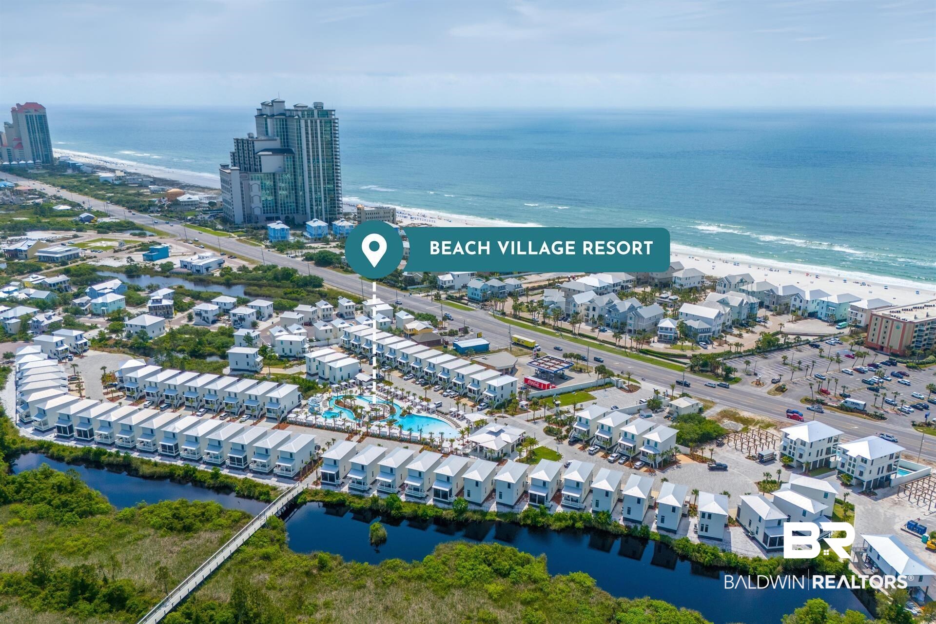 2494 Saltgrass Way Orange Beach, AL 36561 - Photo 3 of 37 Bird's eye view with a water view and a view of the beach