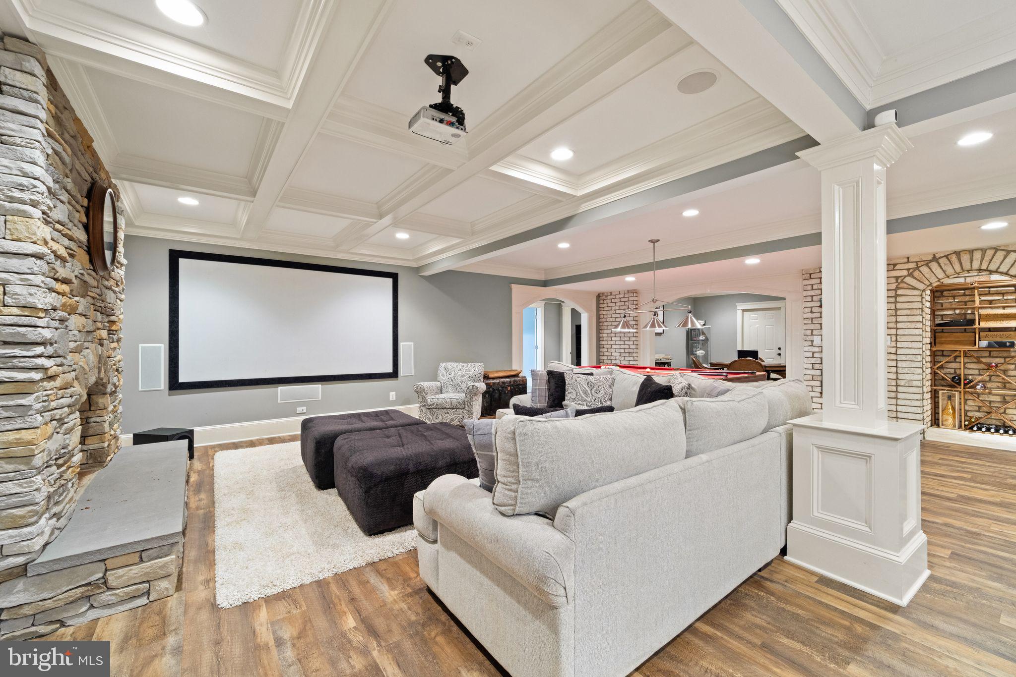 42834 Waxpool Road Ashburn, VA 20148 - Photo 69 of 128 118" projection screen