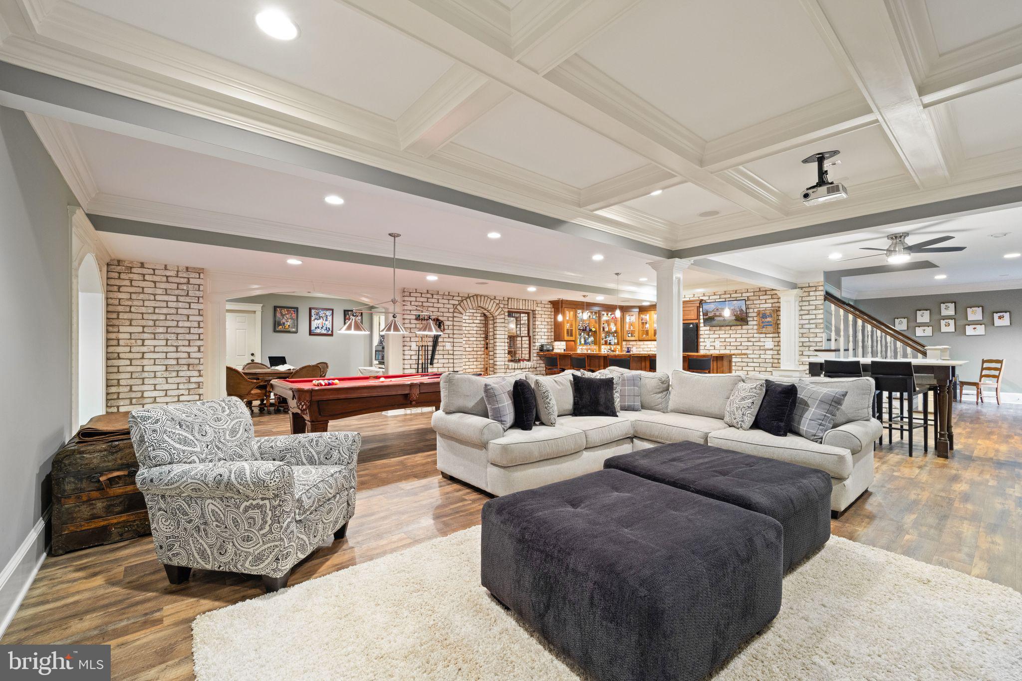 42834 Waxpool Road Ashburn, VA 20148 - Photo 70 of 128 Dual zoned speaker in TV projection area & bar.