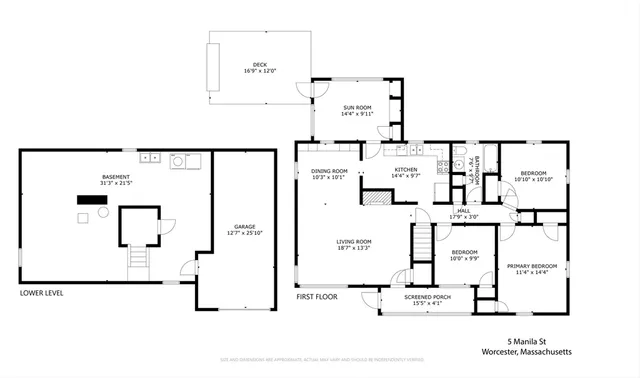 $399,999 | 5 Manila Street, Worcester, MA 01602