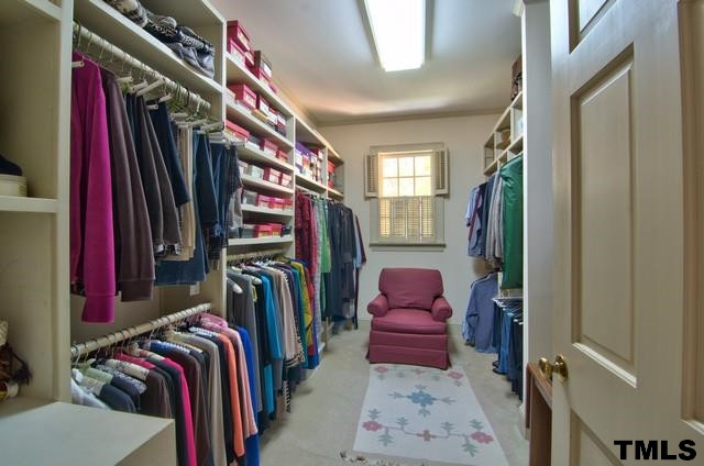 3822 Northampton Road Durham, NC 27707 - Photo 17 of 25 Best closets in town include this large walk-in complete with chair and window. Adjacent additional closet has great pullout drawers sweaters, etc.. Master Closets