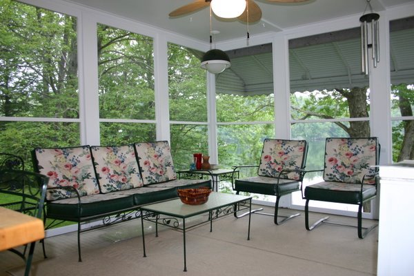70 Tyringham Road Monterey, MA 01245 - Photo 14 of 22 a outdoor living space with furniture and a floor to ceiling window