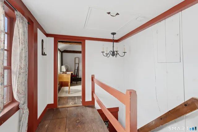 a view of a storage room