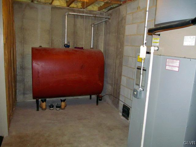 400 Heyer Mill Road Nazareth, PA 18064 - Photo 18 of 27 a blue shower sitting next to a bathroom