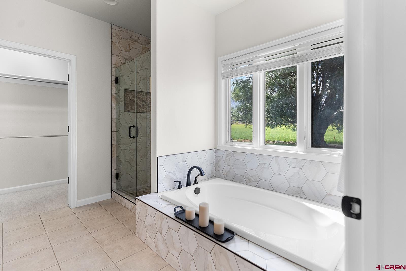 66356 Otter Road Montrose, CO 81403 - Photo 15 of 45 a white bath tub sitting in a bathroom next to a window