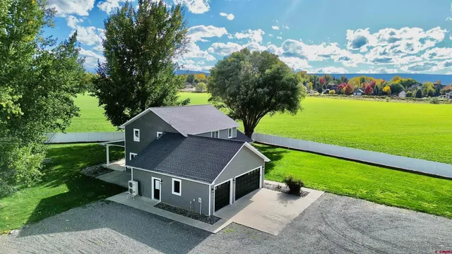 a view of a garden with a lake