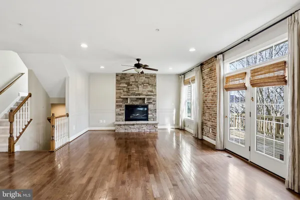 a view of a living room