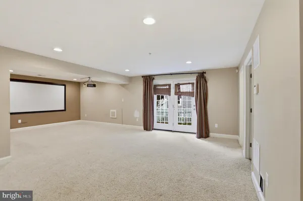 a view of empty room