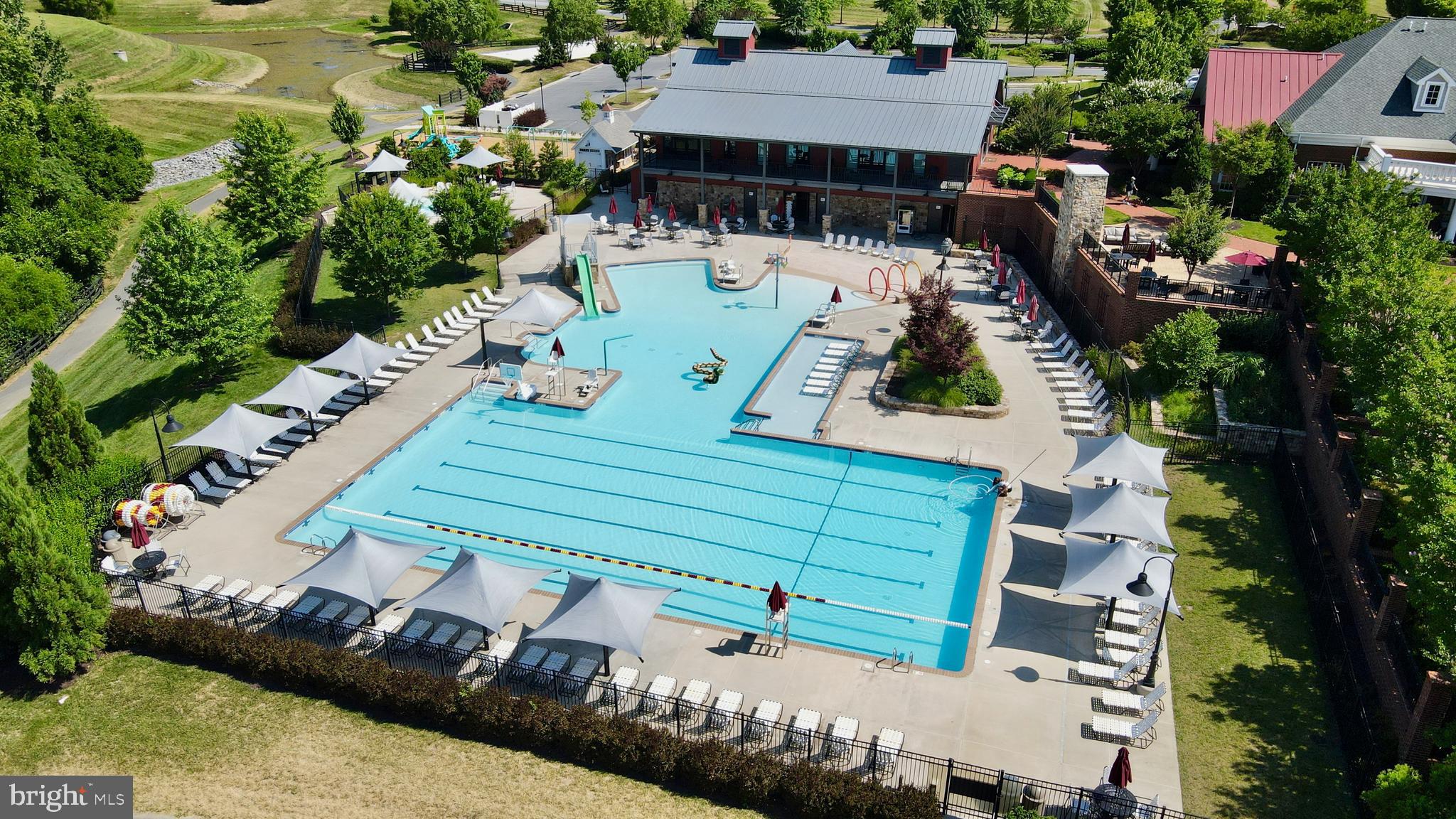 1414 Musgrove Alley Brunswick, MD 21716 - Photo 48 of 64 an aerial view of a house with a yard potted plants and large tree
