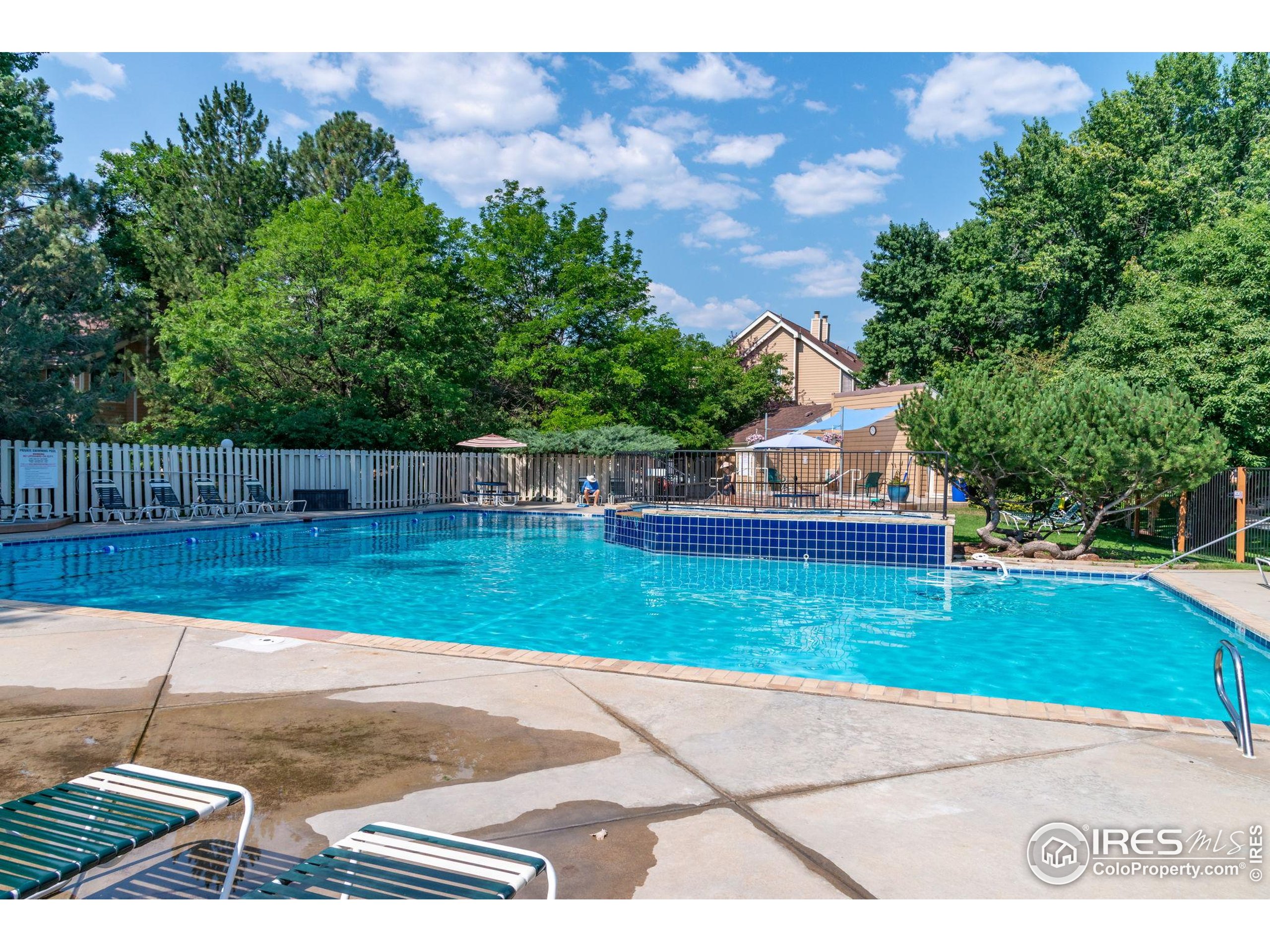 5914 Gunbarrel Avenue, Unit F Boulder, CO 80301 - Photo 22 of 25 a view of backyard and wooden fence