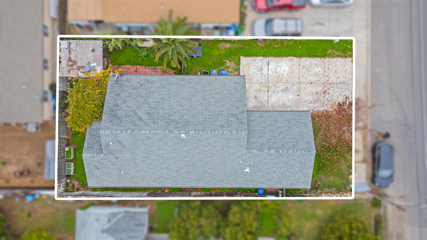 310 West F Street Turlock, CA 95380 - Photo 22 of 27 an aerial view of a house with a yard and lake view