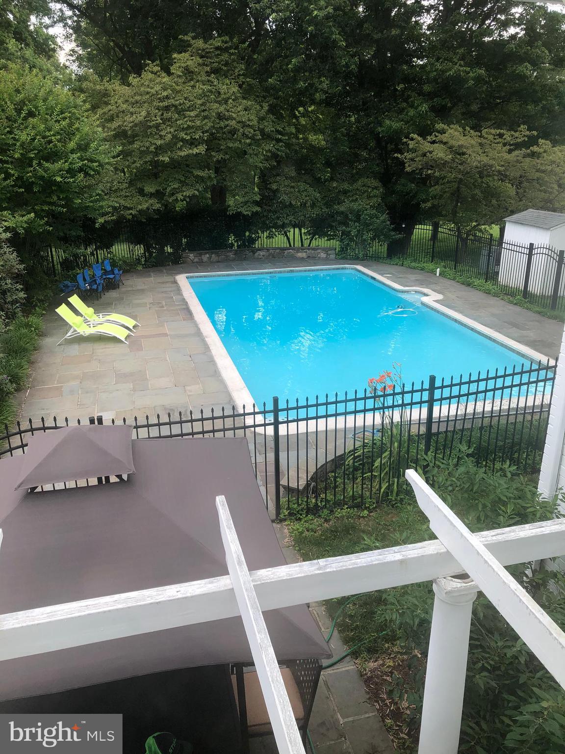 12727 River Road Potomac, MD 20854 - Photo 24 of 31 Swimming Pool view from upper deck