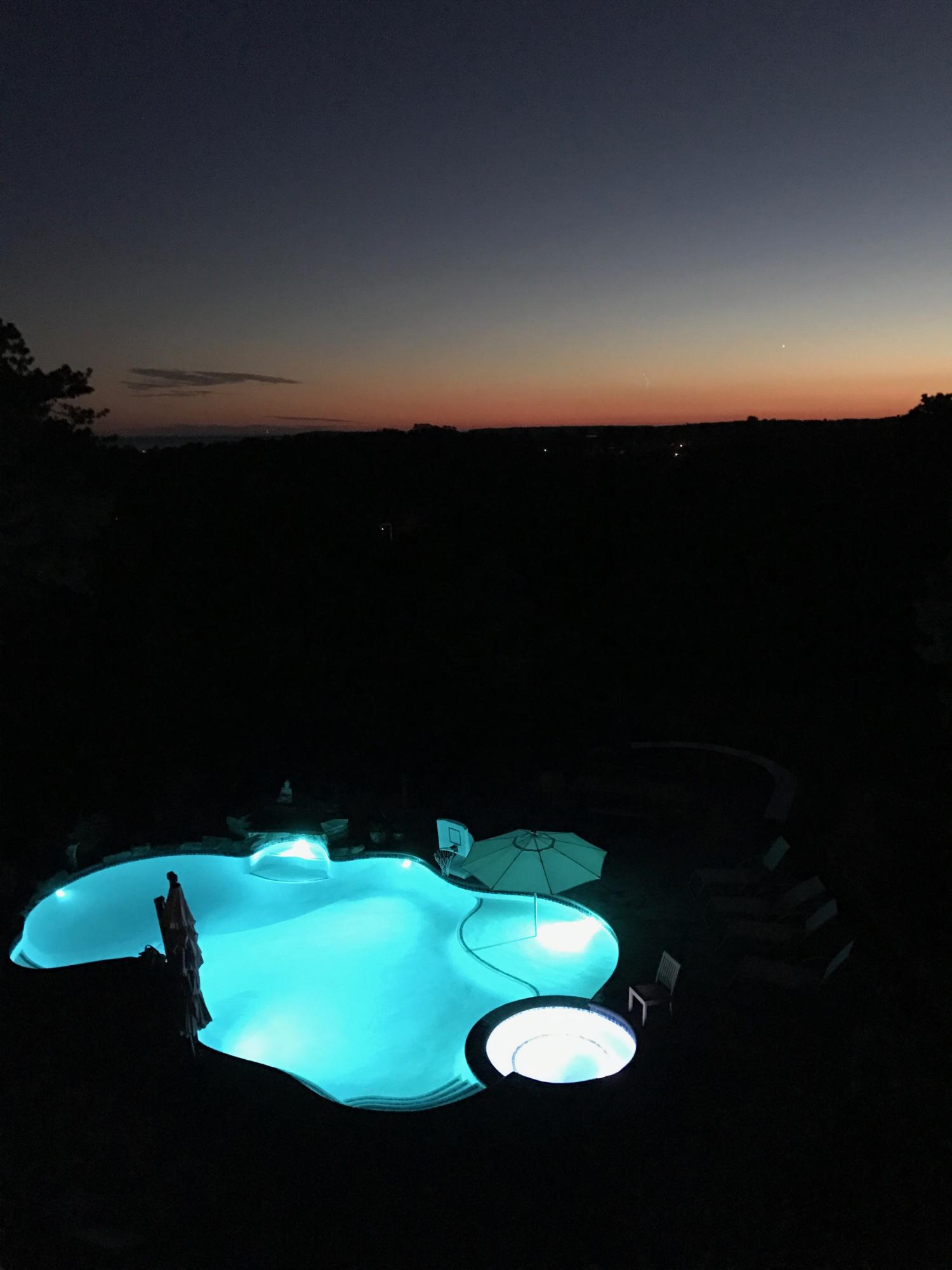 50 Major Doane Road Wellfleet, MA 02667 - Photo 4 of 91 50 Major Doane pool evening