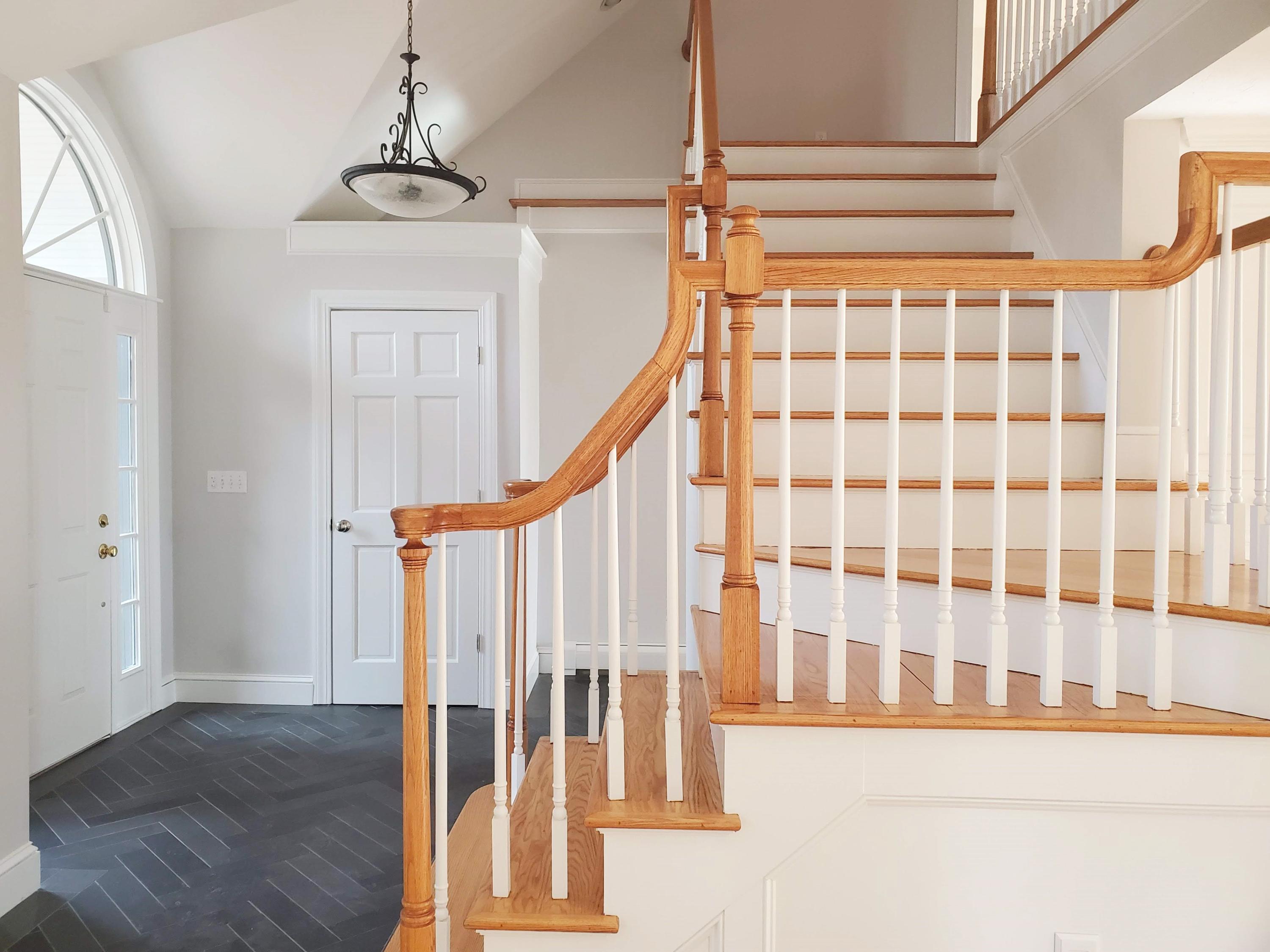 50 Major Doane Road Wellfleet, MA 02667 - Photo 6 of 91 a view of entryway with wooden floor and stairs
