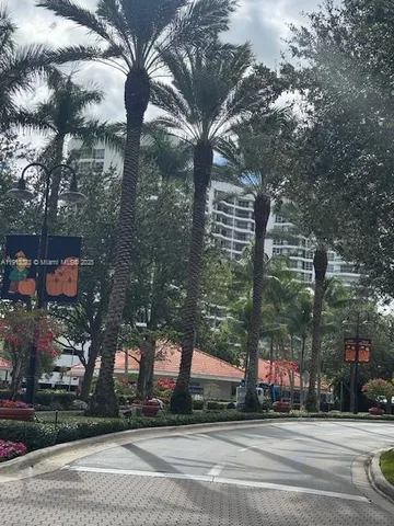a view of street with trees