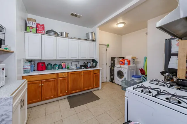 a room with storage and utility