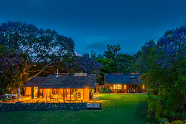 a view of an outdoor space and yard