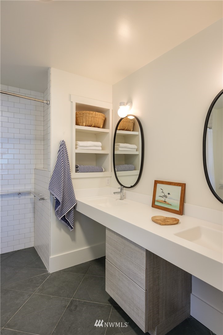 525 Port Stanley Road Lopez Island, WA 98261 - Photo 11 of 28 a view of a living room and bathroom