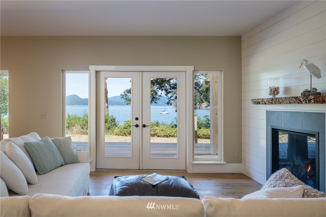 525 Port Stanley Road Lopez Island, WA 98261 - Photo 6 of 28 a living room with furniture and window