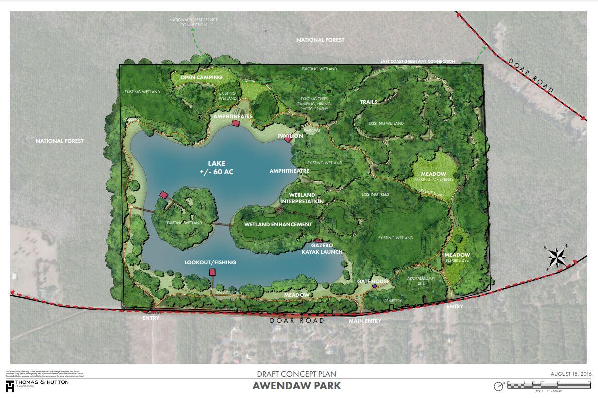 8142 Doar Road Awendaw, SC 29429 - Photo 29 of 31 Town Park Conceptual