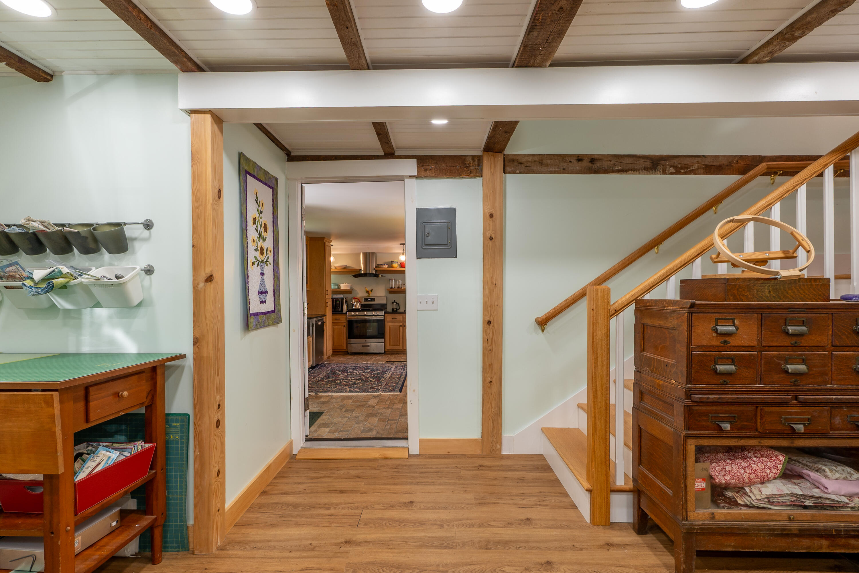 538 Ocean Point Road Boothbay, ME 04544 - Photo 27 of 40 Office to Kitchen