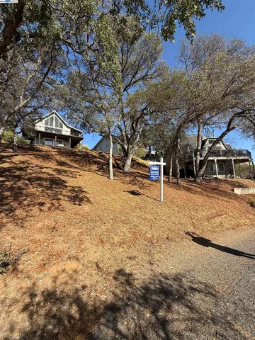 a view of a park with trees