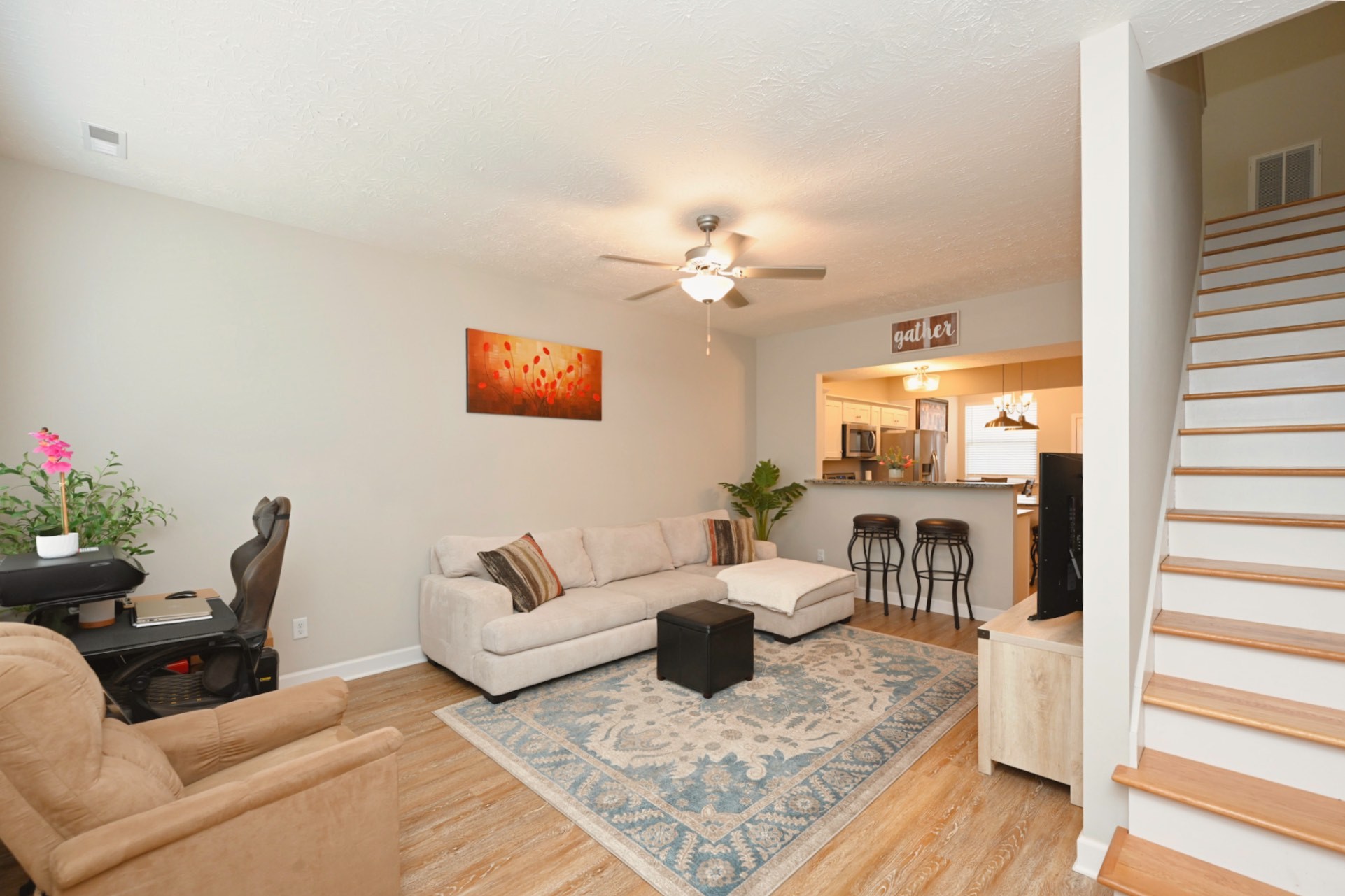 1382 Rural Hill Road, Unit 337 Antioch, TN 37013 - Photo 9 of 45 a living room with furniture and wooden floor