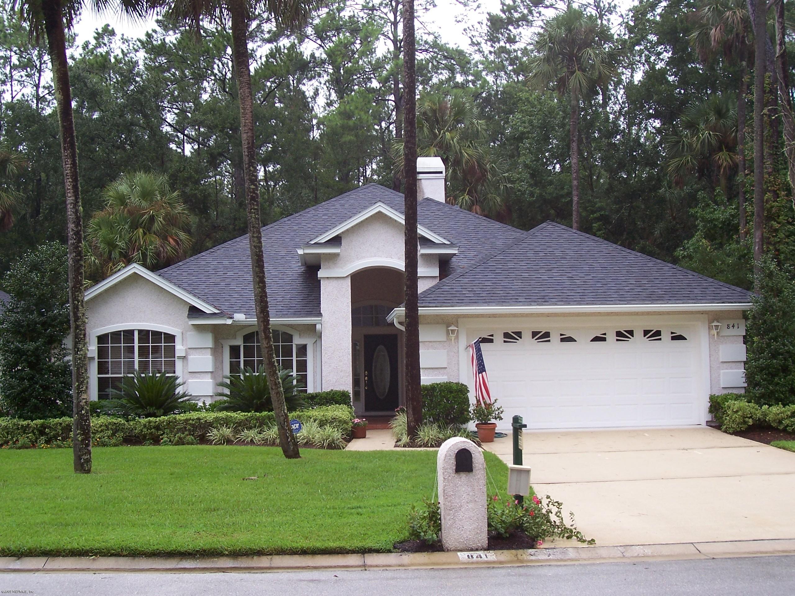 841 Mill Stream Road Ponte Vedra Beach, FL 32082 - Photo 1 of 7 a front view of a house with a yard