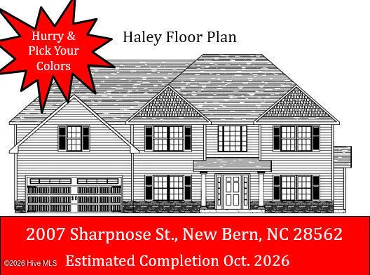 $458,000 | 2007 Sharpnose Street, New Bern, NC 28562