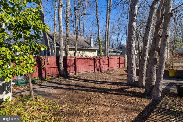 a view of a back yard of the house