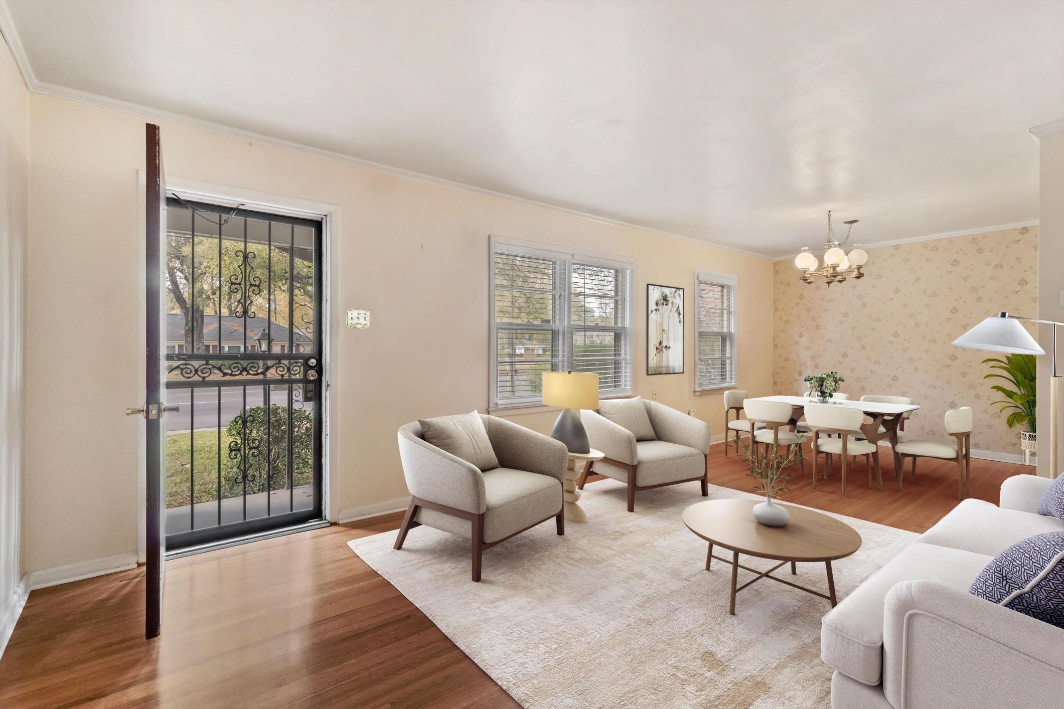 5034 Quince Road Memphis, TN 38117 - Photo 5 of 25 a living room with furniture and a window