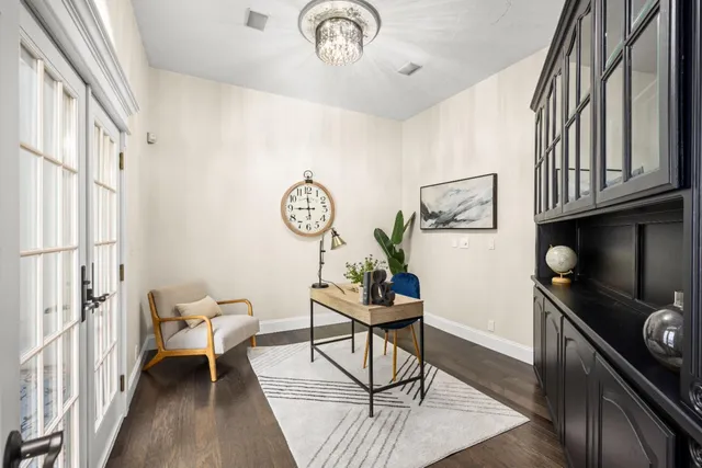 a bathroom with a shower and a sink