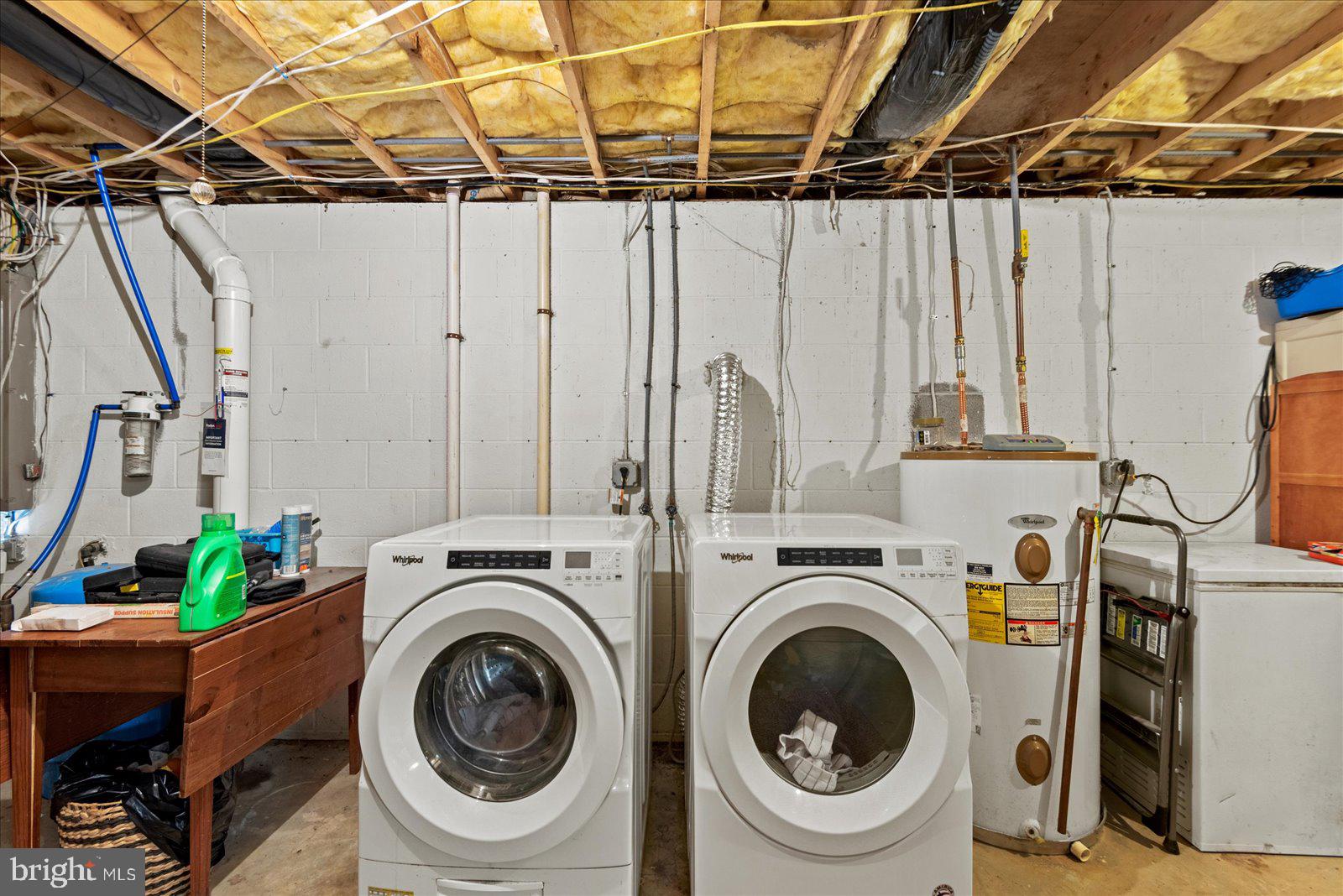 804 Buggy Lane Rochelle, VA 22738 - Photo 34 of 50 a utility room with dryer and washer