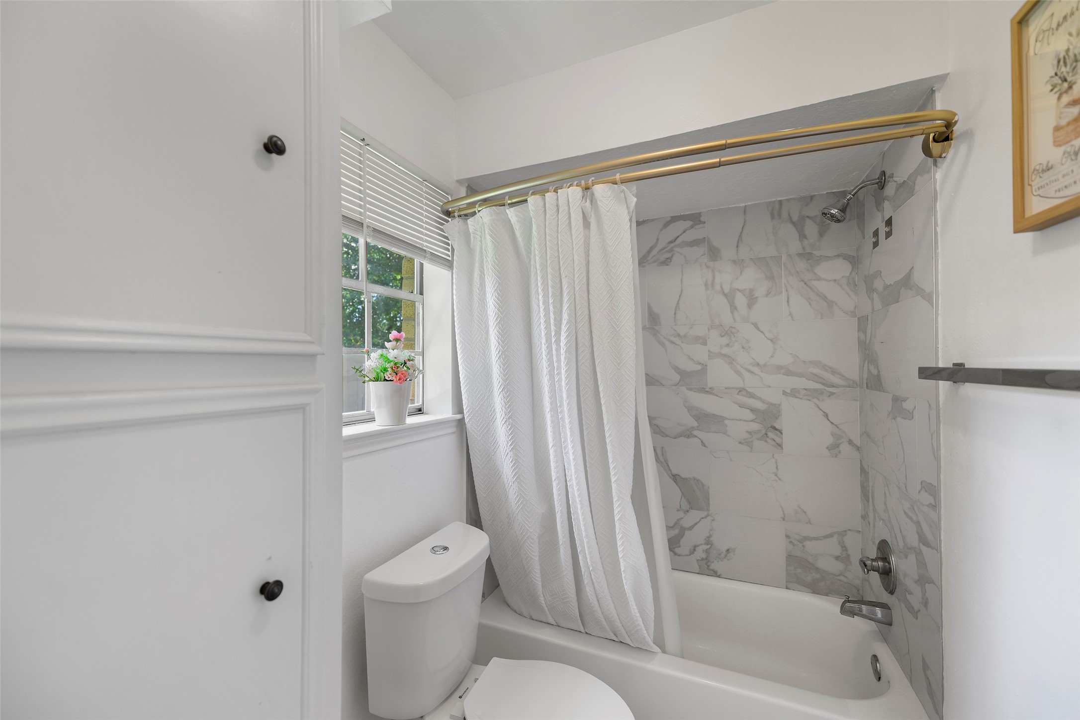 6815 River Mill Drive Spring, TX 77379 - Photo 32 of 33 a bathroom with a shower and a toilet