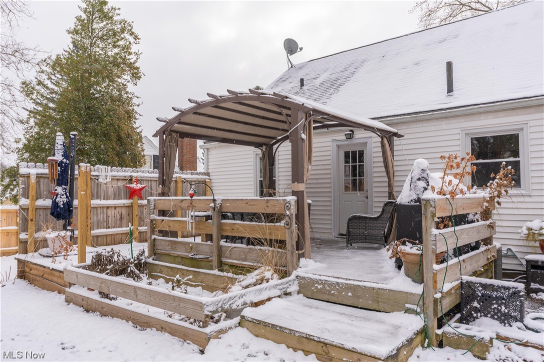 157 Everhard Road Southwest North Canton, OH 44720 - Photo 35 of 37 Newer deck with pergola