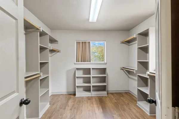 a workspace with a window