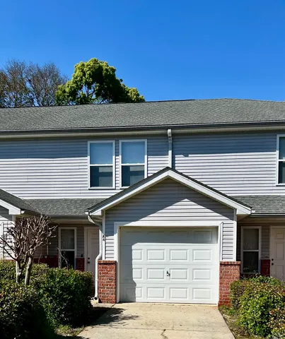 a house view with a outdoor space