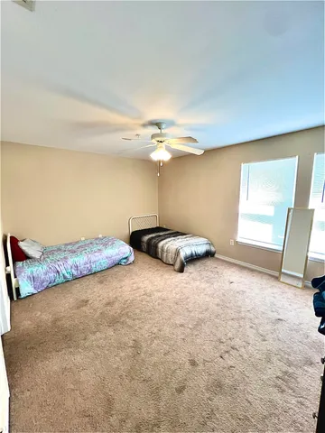 a room with gym equipment