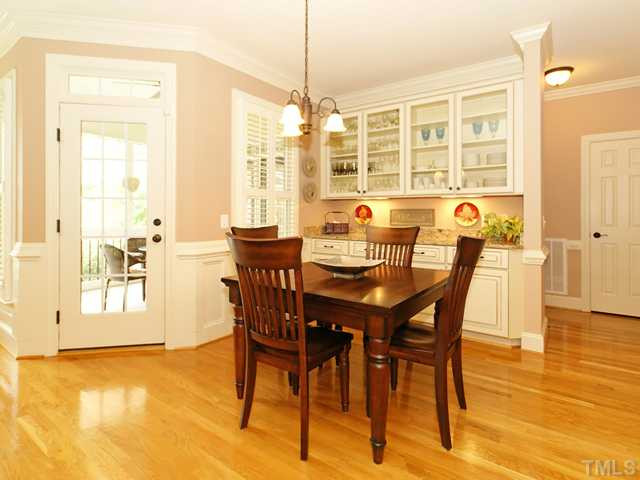 3513 Mt Prospect Circle Raleigh, NC 27614 - Photo 6 of 23 Quaint breakfast room leading to the screened porch. Breakfast Area