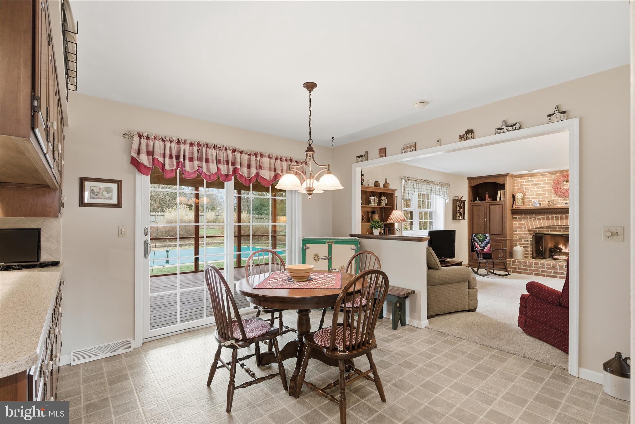546 Hi View Drive Lititz, PA 17543 - Photo 18 of 65 a view of a dining room with furniture window and outside view